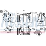 Слика 1 на Компресор за клима NISSENS 890600