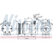 Слика 1 на Компресор за клима NISSENS 89064