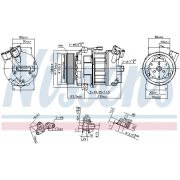 Слика 1 на Компресор за клима NISSENS 890656