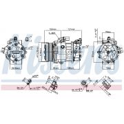 Слика 1 $на Компресор за клима NISSENS 890659