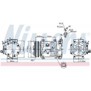 Слика 1 на Компресор за клима NISSENS 89067