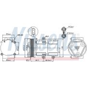 Слика 1 на Компресор за клима NISSENS 89068