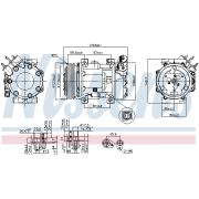 Слика 1 на Компресор за клима NISSENS 89076