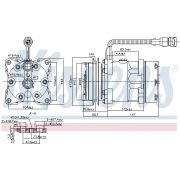Слика 1 на Компресор за клима NISSENS 89078