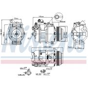 Слика 1 на Компресор за клима NISSENS 89080