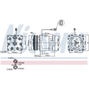 Слика 1 на Компресор за клима NISSENS 89083
