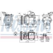 Слика 1 $на Компресор за клима NISSENS 89085