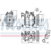 Слика 1 на Компресор за клима NISSENS 89094