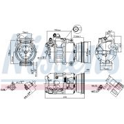 Слика 1 $на Компресор за клима NISSENS 89112