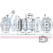 Слика 1 на Компресор за клима NISSENS 89119