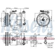 Слика 1 $на Компресор за клима NISSENS 89120