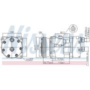 Слика 1 на Компресор за клима NISSENS 89123