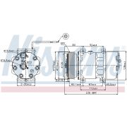 Слика 1 $на Компресор за клима NISSENS 89125