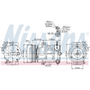 Слика 1 $на Компресор за клима NISSENS 89126