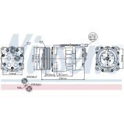 Слика 1 на Компресор за клима NISSENS 89192
