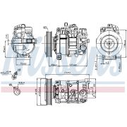 Слика 1 на Компресор за клима NISSENS 89209