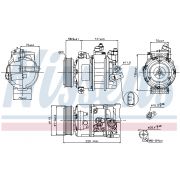 Слика 1 на Компресор за клима NISSENS 89211