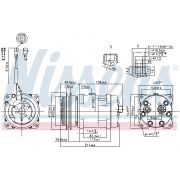 Слика 1 на Компресор за клима NISSENS 89220