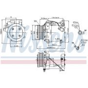 Слика 1 на Компресор за клима NISSENS 89227