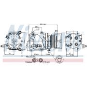 Слика 1 на Компресор за клима NISSENS 89228
