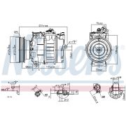 Слика 1 на Компресор за клима NISSENS 89232