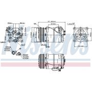 Слика 1 на Компресор за клима NISSENS 89249