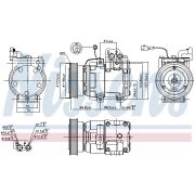 Слика 1 на Компресор за клима NISSENS 89265