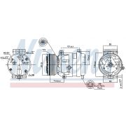Слика 1 на Компресор за клима NISSENS 89267