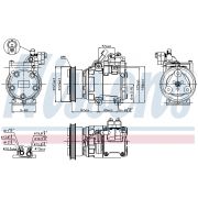 Слика 1 на Компресор за клима NISSENS 89277