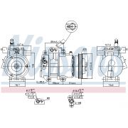 Слика 1 $на Компресор за клима NISSENS 89279