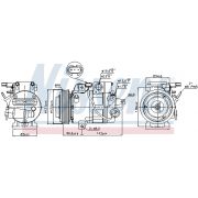 Слика 1 на Компресор за клима NISSENS 89304