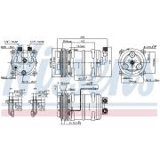 Слика 1 на Компресор за клима NISSENS 89321