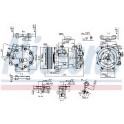 Слика 1 на Компресор за клима NISSENS 89362
