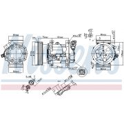 Слика 1 $на Компресор за клима NISSENS 89372