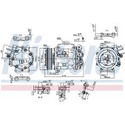 Слика 1 на Компресор за клима NISSENS 89404