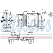 Слика 1 на Компресор за клима NISSENS 89416