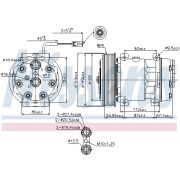 Слика 1 на Компресор за клима NISSENS 89458