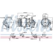 Слика 1 на Компресор за клима NISSENS 89479