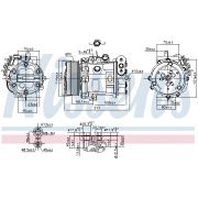 Слика 1 на Компресор за клима NISSENS 89503