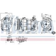 Слика 1 на Компресор за клима NISSENS 89584