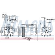 Слика 1 $на Компресор за клима NISSENS 89611