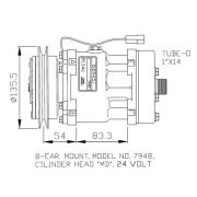 Слика 1 на Компресор за клима NRF 32074G