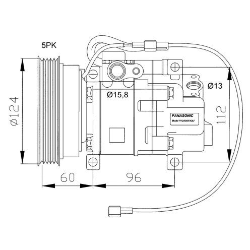 Слика на Компресор за клима NRF 32099G