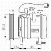 Слика 1 на Компресор за клима NRF 32368G