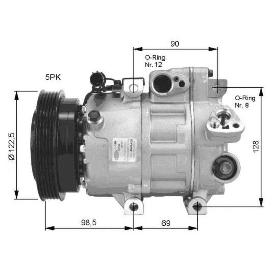 Слика на Компресор за клима NRF 32468G