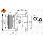 Слика 1 на Компресор за клима NRF EASY FIT 32112