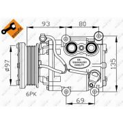 Слика 1 на Компресор за клима NRF EASY FIT 32247