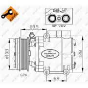 Слика 1 на Компресор за клима NRF EASY FIT 32248