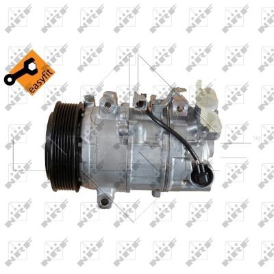 Слика на Компресор за клима NRF EASY FIT 32597 за Renault Megane 3 Hatchback 1.9 dCi (BZ0N, BZ0J) - 131 коњи дизел