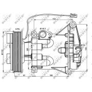 Слика 1 на Компресор за клима NRF EASY FIT 32687